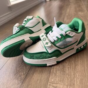 Kids Louis Vuitton LV Trainer Low Sneakers